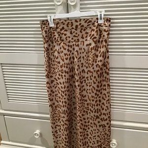 Free People Normani printed Bias Cut Skirt